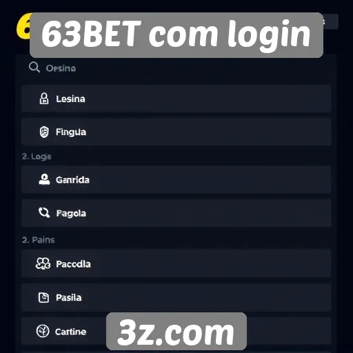 Opções de pagamento no site 63BET